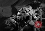 Image of Combat exhaustion treatment at World War 2 field hospital United States USA, 1945, second 57 stock footage video 65675070658