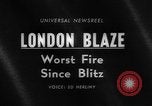 Standbild Feuer Brände London England Vereinigtes Königreich, 1966, aus Sekunde 21 historischem Filmmaterial Videoclip 65675070679
