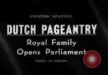 Image La reine Juliana La Haye Pays-Bas, 1966, de la seconde 1 séquences d'archives historiques vidéo 65675070680