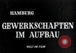 Image les syndicats Hambourg Allemagne, 1946, de la seconde 1 séquences d'archives historiques vidéo 65675070695