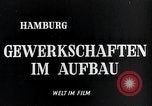 Image les syndicats Hambourg Allemagne, 1946, de la seconde 3 séquences d'archives historiques vidéo 65675070695