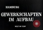 Image les syndicats Hambourg Allemagne, 1946, de la seconde 7 séquences d'archives historiques vidéo 65675070695