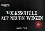 Image of elementary school Vienna Austria, 1946, second 4 stock footage video 65675070696