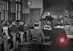 Image of elementary school Vienna Austria, 1946, second 18 stock footage video 65675070696