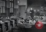 Image of elementary school Vienna Austria, 1946, second 21 stock footage video 65675070696