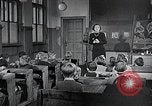 Image of elementary school Vienna Austria, 1946, second 24 stock footage video 65675070696