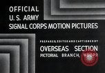 Image of first American newspaper Aachen Germany, 1945, second 1 stock footage video 65675070697