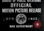 Image of first American newspaper Aachen Germany, 1945, second 4 stock footage video 65675070697