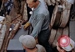 Image of Fighting fire on US Navy LST from kamikaze attack Pacific Theater, 1945, second 48 stock footage video 65675070702