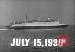 Standbild Olympischen Athleten auf SS Manhattan Deutschland, 1936, aus Sekunde 3 historischem Filmmaterial Videoclip 65675070725