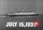 Standbild Olympischen Athleten auf SS Manhattan Deutschland, 1936, aus Sekunde 4 historischem Filmmaterial Videoclip 65675070725