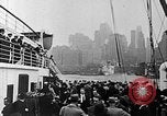 Standbild SS Manahattan Rückkehr vom Krieg zerrütteten Europa United States USA, 1938, aus Sekunde 59 historischem Filmmaterial Videoclip 65675070726