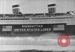 Standbild SS Manhattan aground off Florida United States USA, 1941, aus Sekunde 27 historischem Filmmaterial Videoclip 65675070727