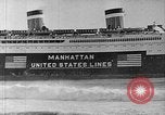 Standbild SS Manhattan aground off Florida United States USA, 1941, aus Sekunde 28 historischem Filmmaterial Videoclip 65675070727