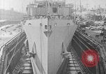 Standbild USS Wakefield nach Brand wieder aufgebaut United States USA, 1944, aus Sekunde 44 historischem Filmmaterial Videoclip 65675070731