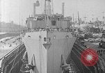 Standbild USS Wakefield nach Brand wieder aufgebaut United States USA, 1944, aus Sekunde 50 historischem Filmmaterial Videoclip 65675070731