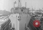 Standbild USS Wakefield nach Brand wieder aufgebaut United States USA, 1944, aus Sekunde 51 historischem Filmmaterial Videoclip 65675070731