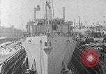 Standbild USS Wakefield nach Brand wieder aufgebaut United States USA, 1944, aus Sekunde 52 historischem Filmmaterial Videoclip 65675070731