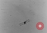 Image of Biplane with radial engine France, 1918, second 36 stock footage video 65675070741
