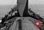 Image of Cargo ship single funnel Atlantic Ocean, 1918, second 23 stock footage video 65675070744
