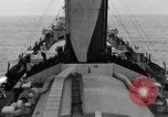 Image of Cargo ship single funnel Atlantic Ocean, 1918, second 24 stock footage video 65675070744