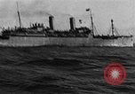 Image of Troop ship Atlantic Ocean, 1918, second 22 stock footage video 65675070745