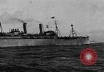 Image of Troop ship Atlantic Ocean, 1918, second 25 stock footage video 65675070745