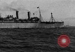 Image of Troop ship Atlantic Ocean, 1918, second 26 stock footage video 65675070745