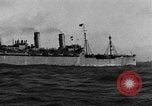 Image of Troop ship Atlantic Ocean, 1918, second 32 stock footage video 65675070745