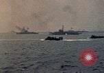 Image of USS Idaho (BB-42) Okinawa Ryukyu Islands, 1945, second 18 stock footage video 65675070756