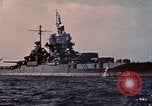 Image of USS Idaho (BB-42) Okinawa Ryukyu Islands, 1945, second 34 stock footage video 65675070756