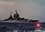 Image of USS Idaho (BB-42) Okinawa Ryukyu Islands, 1945, second 46 stock footage video 65675070756