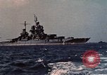 Image of USS Idaho (BB-42) Okinawa Ryukyu Islands, 1945, second 51 stock footage video 65675070756