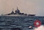 Image of USS Idaho (BB-42) Okinawa Ryukyu Islands, 1945, second 54 stock footage video 65675070756