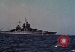Image of USS Idaho (BB-42) Okinawa Ryukyu Islands, 1945, second 57 stock footage video 65675070756