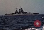Image of USS Idaho (BB-42) Okinawa Ryukyu Islands, 1945, second 61 stock footage video 65675070756