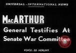 Standbild General Douglas MacArthur Washington DC USA, 1951, aus Sekunde 4 historischem Filmmaterial Videoclip 65675070770