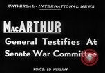 Standbild General Douglas MacArthur Washington DC USA, 1951, aus Sekunde 6 historischem Filmmaterial Videoclip 65675070770