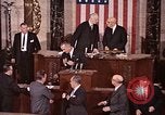 Image of President Lyndon Johnson address to Congress Washington DC USA, 1963, second 25 stock footage video 65675070780