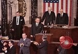 Image of President Lyndon Johnson address to Congress Washington DC USA, 1963, second 29 stock footage video 65675070780