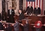 Image of President Lyndon Johnson address to Congress Washington DC USA, 1963, second 31 stock footage video 65675070780