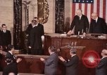 Image of President Lyndon Johnson address to Congress Washington DC USA, 1963, second 35 stock footage video 65675070780