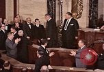 Image of President Lyndon Johnson address to Congress Washington DC USA, 1963, second 37 stock footage video 65675070780