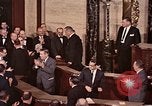 Image of President Lyndon Johnson address to Congress Washington DC USA, 1963, second 39 stock footage video 65675070780