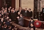 Image of President Lyndon Johnson address to Congress Washington DC USA, 1963, second 42 stock footage video 65675070780