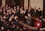 Image of President Lyndon Johnson address to Congress Washington DC USA, 1963, second 45 stock footage video 65675070780