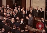 Image of President Lyndon Johnson address to Congress Washington DC USA, 1963, second 47 stock footage video 65675070780