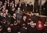 Image of President Lyndon Johnson address to Congress Washington DC USA, 1963, second 59 stock footage video 65675070780