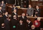 Image of President Lyndon Johnson address to Congress Washington DC USA, 1963, second 62 stock footage video 65675070780