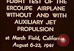 Image of Ercoupe airplane California United States USA, 1941, second 14 stock footage video 65675070799